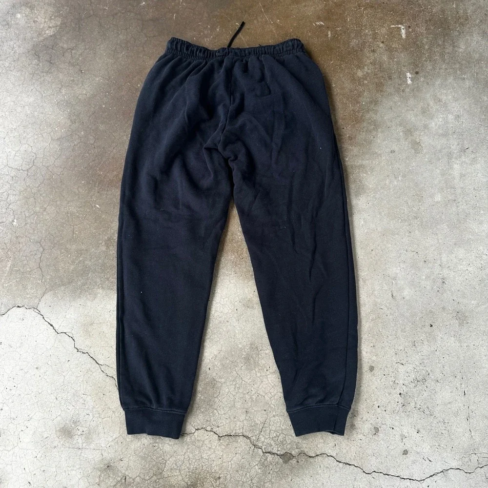Nike Joggers Mens Small Black Fleece Sweatpants Embroidered Logo